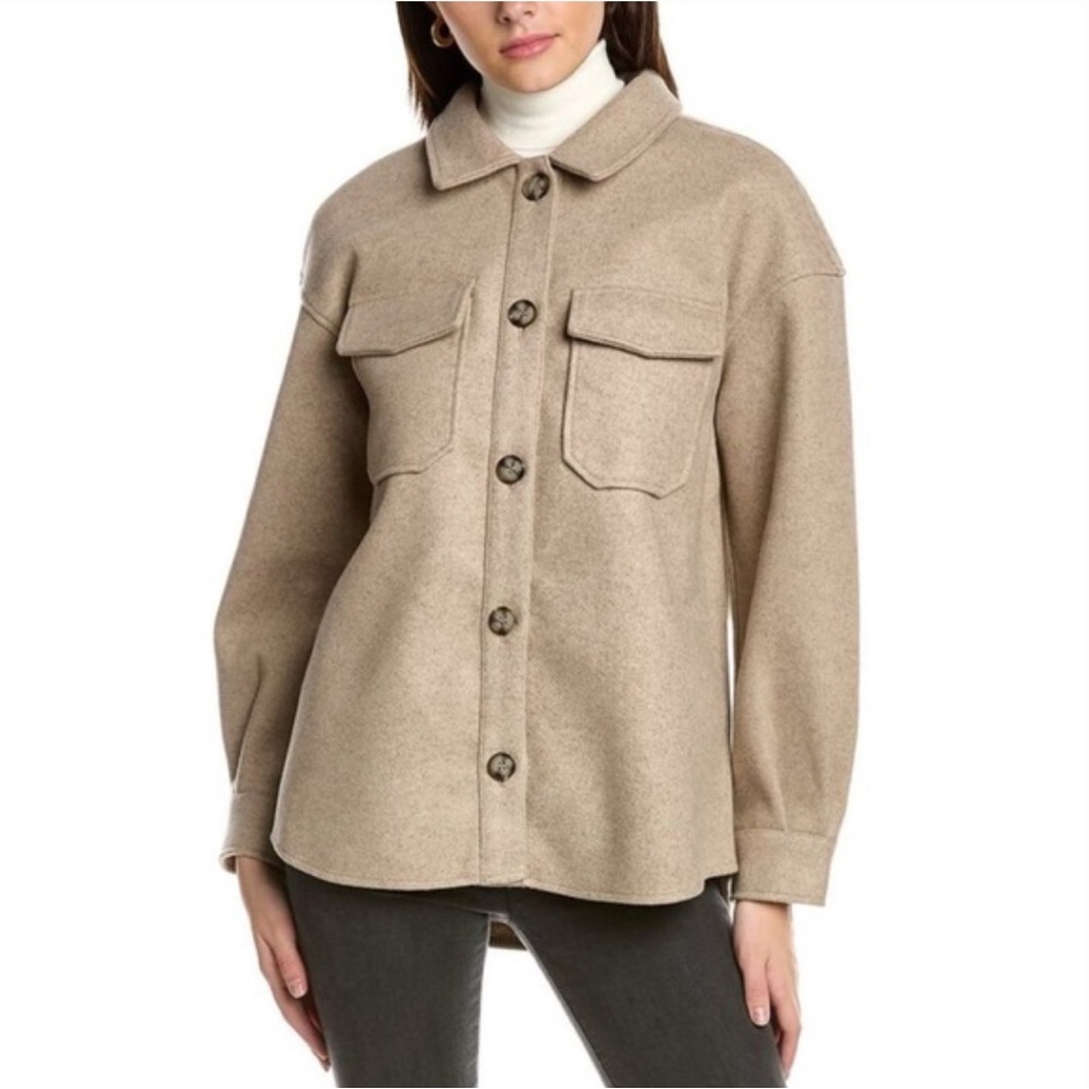 Avec Les Filles Tan Shacket - Picture 8 of 9
